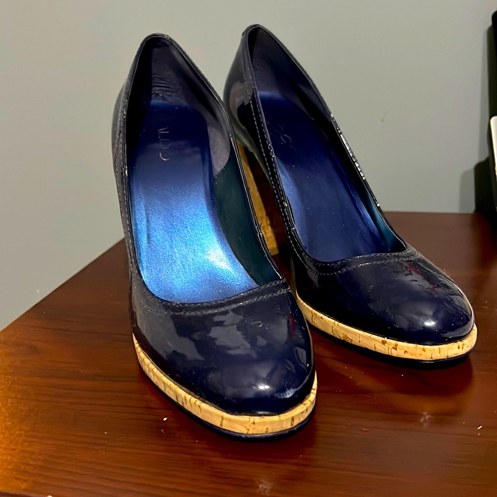 Aldo cork high heel